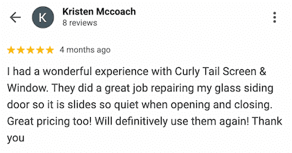 5-star Google review from satisfied customer