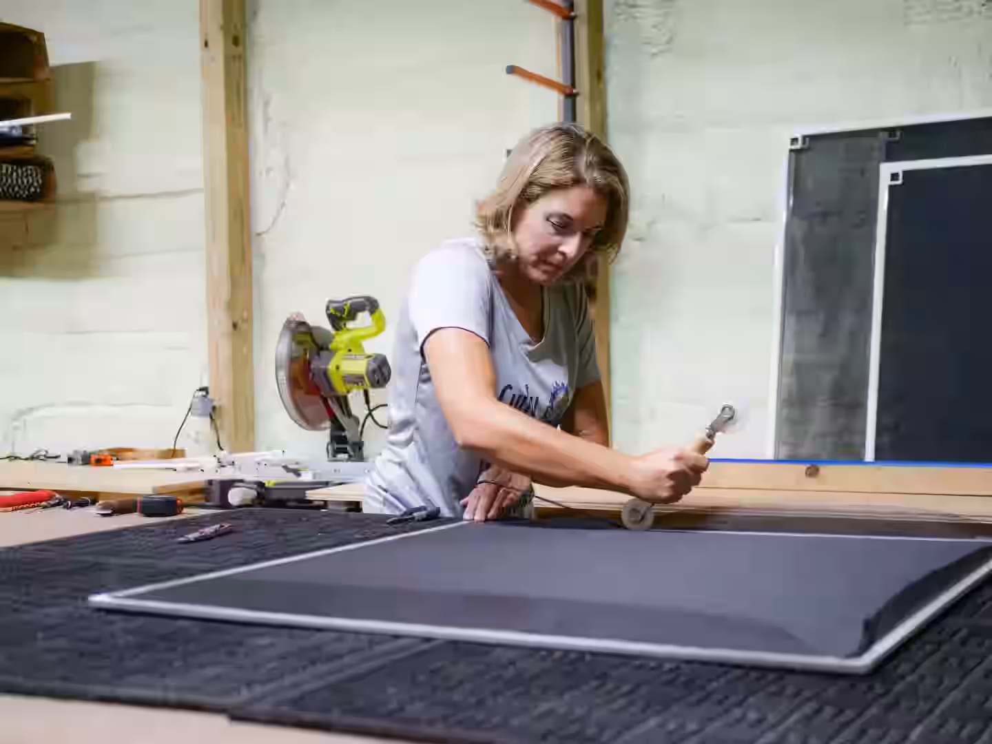 Pool enclosure rescreening